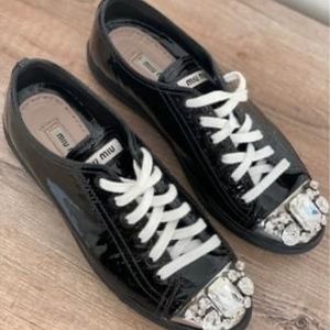 Miu miu rhinestone shoes